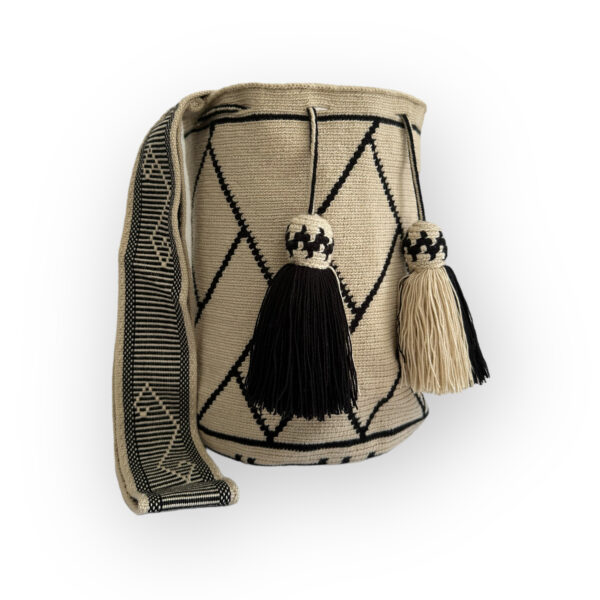 Mochila Wayuu Tradicional Grande Diseño Étnico