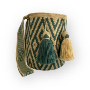 Mochila Wayuu Tradicional Grande Diseño Étnico