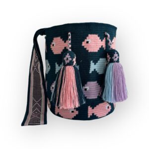 Mochila Wayuu Tradicional Grande Diseño Étnico