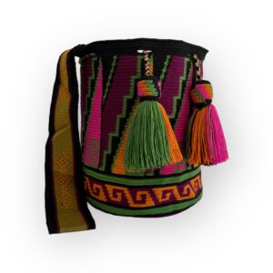 Mochila Wayuu Tradicional Grande Diseño Étnico
