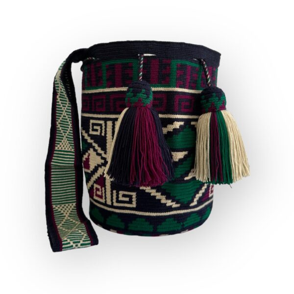 Mochila Wayuu Tradicional Grande Diseño Étnico