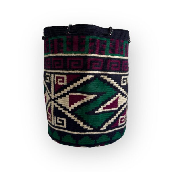 Mochila Wayuu Tradicional Grande Diseño Étnico