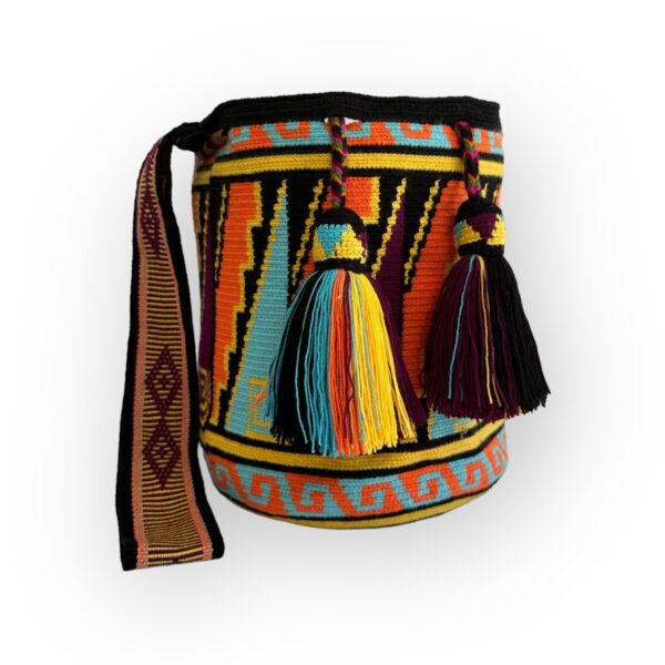 Mochila Wayuu Tradicional Grande Diseño Étnico