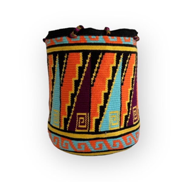 Mochila Wayuu Tradicional Grande Diseño Étnico